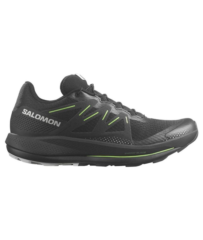 Sapatilhas de trail running Salomon Pulsar Trail Preto/Preto/Grgeck para homem