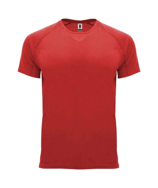 Camiseta Técnico Roly Bahrain Rojo Hombre