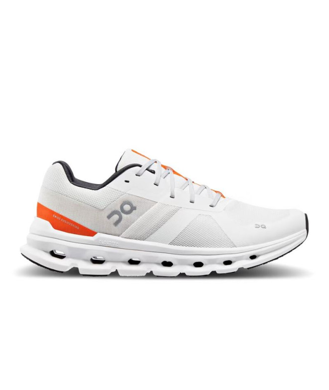 Chaussures de Running On running Cloudrunner Homme White