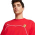 T-shirt casual Puma Ferrari Race Rosso Corsa para homem
