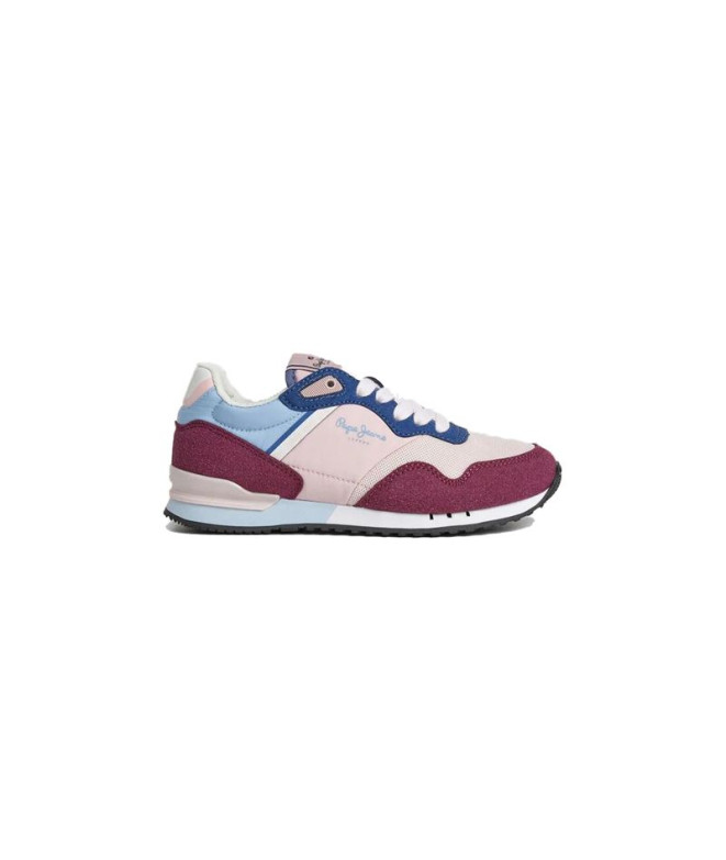 Sapatilhas de menina London Classic Crushed Berry Red