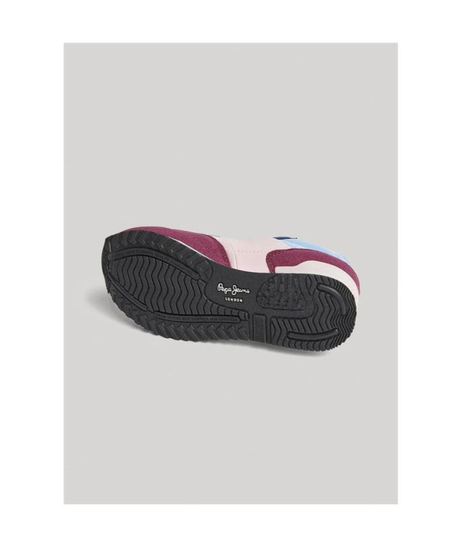 Zapatillas London Classic Crushed Berry Red Niña