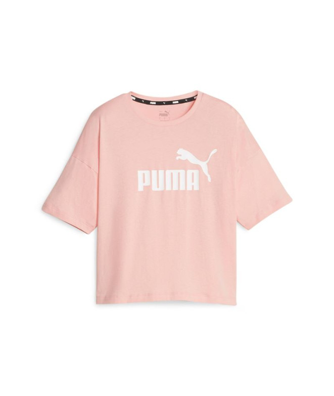 Camiseta Puma Ess Cropped Logo Mujer