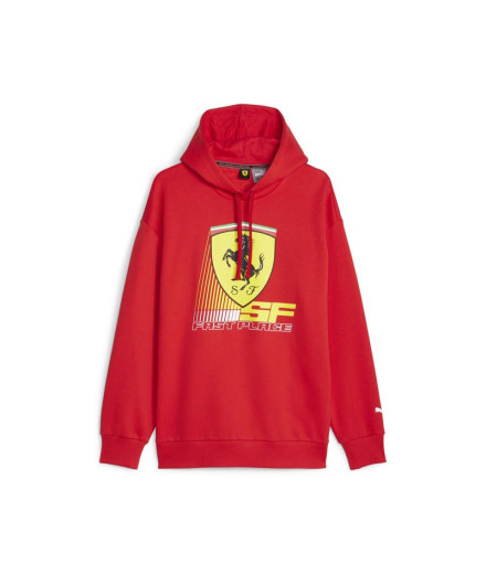 T-shirt avec grand écusson Scuderia Ferrari Race Homme