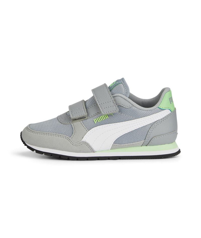 Zapatillas Puma St Runner V3 Mesh V Niño Cool Mid Gris