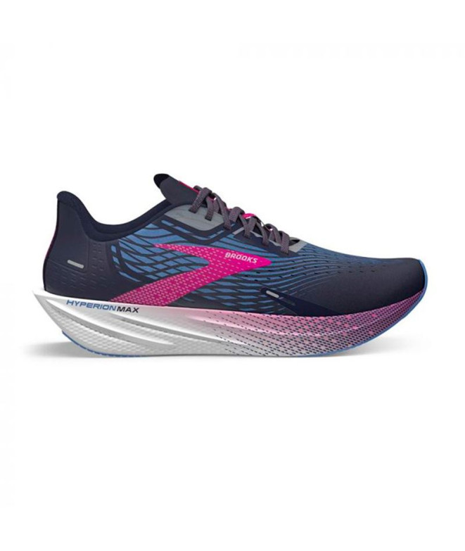 Sapatilhas de Running Brooks Hyperion Max Peacoat/Blue/Pink Mulher