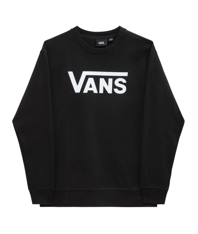 Sweatshirt Vans Drop V Logo BFF Crew Noir/Blanc Femmes