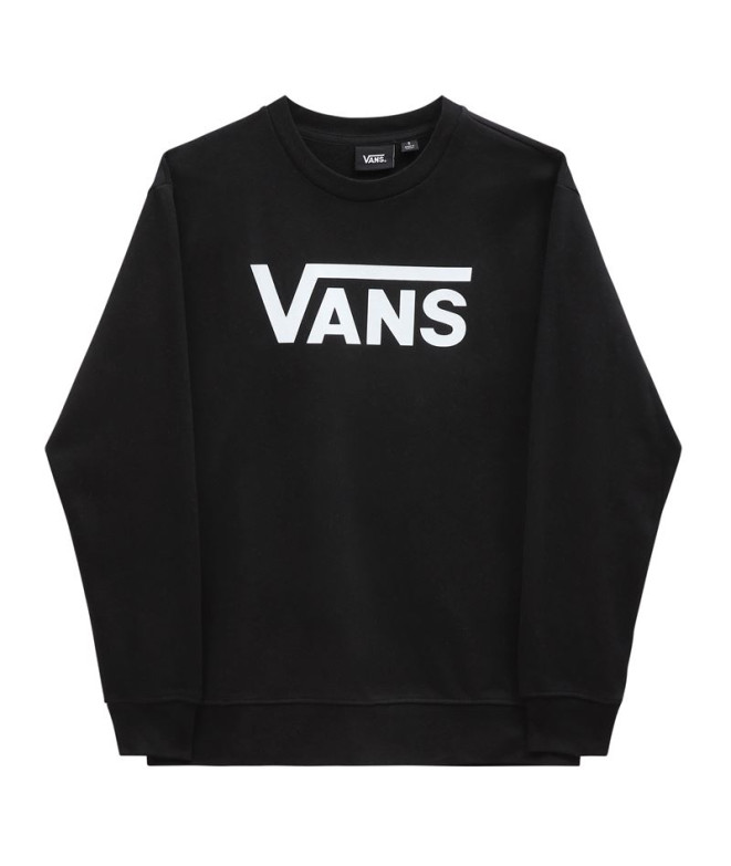 Sweatshirt Vans Drop V Logo BFF Crew Preto/branco Mulher