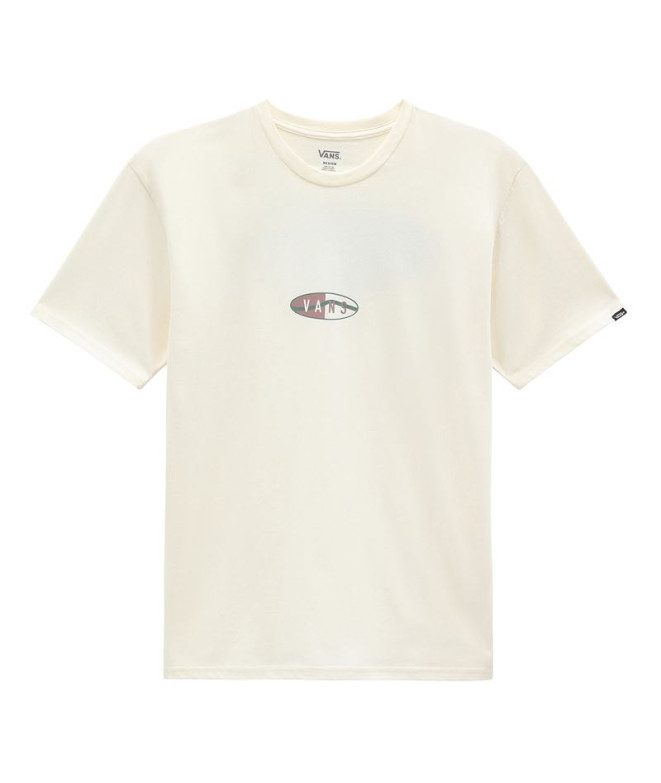 T-shirt Vans Oval Team Antique White Man