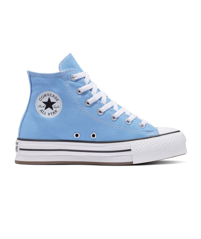 Chaussures Converse Chuck Taylor All Star EVA Lift Hi Bleu Fille