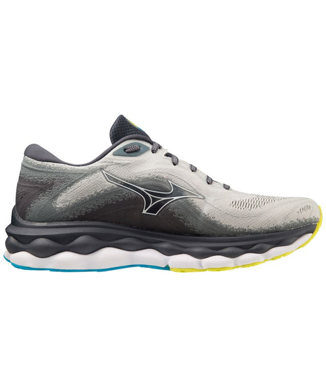 Sapatilhas Running Mizuno Wave Sky 7 Homens Cinzento