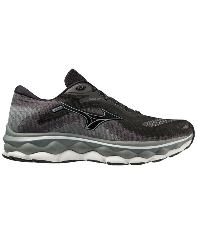 Chaussures Running Mizuno de Wave Sky 7 Noir Homme