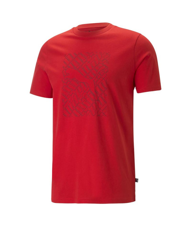 Camiseta Puma Graphics Cat For All Time Red