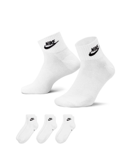 Meias Nike Essencial do Dia Branco Meias Nike Essencial do Dia Branco