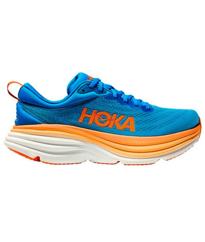 Chaussures A partir de Running HOKA Bondi 8 Sky/Orange Homme