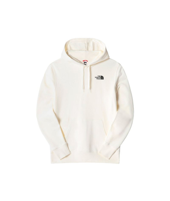 Moletom com capuz The North Face Simples Cúpula Branco Feminino