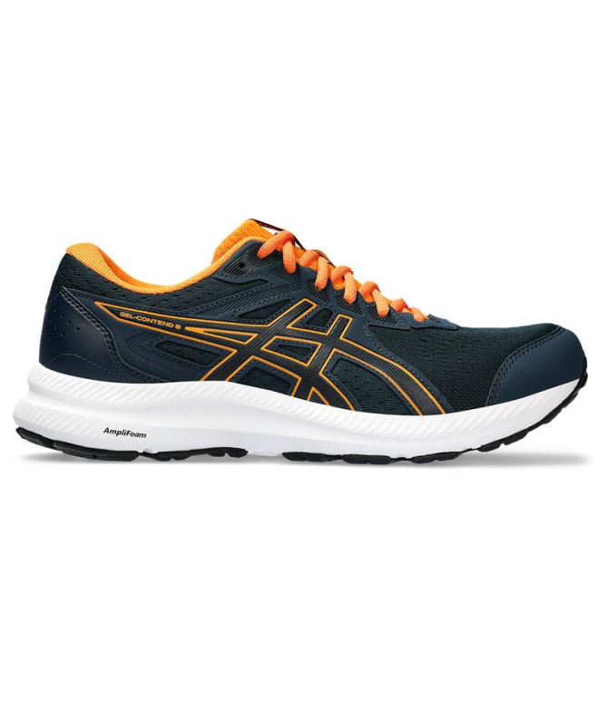 Chaussures de Running ASICS Gel-Contend 8 Homme Bleu/Orange vif