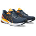Chaussures de Running ASICS Gt-1000 12 Homme Bleu/Orange Brillant
