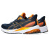 Chaussures de Running ASICS Gt-1000 12 Homme Bleu/Orange Brillant