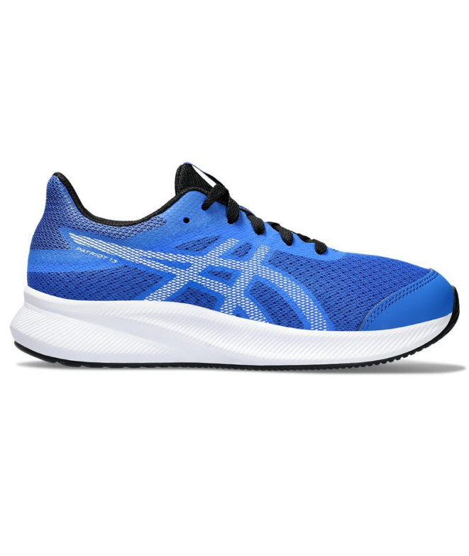 Sapatilhas de Running ASICS Patriot 13 Gs Infantil Azul/branco