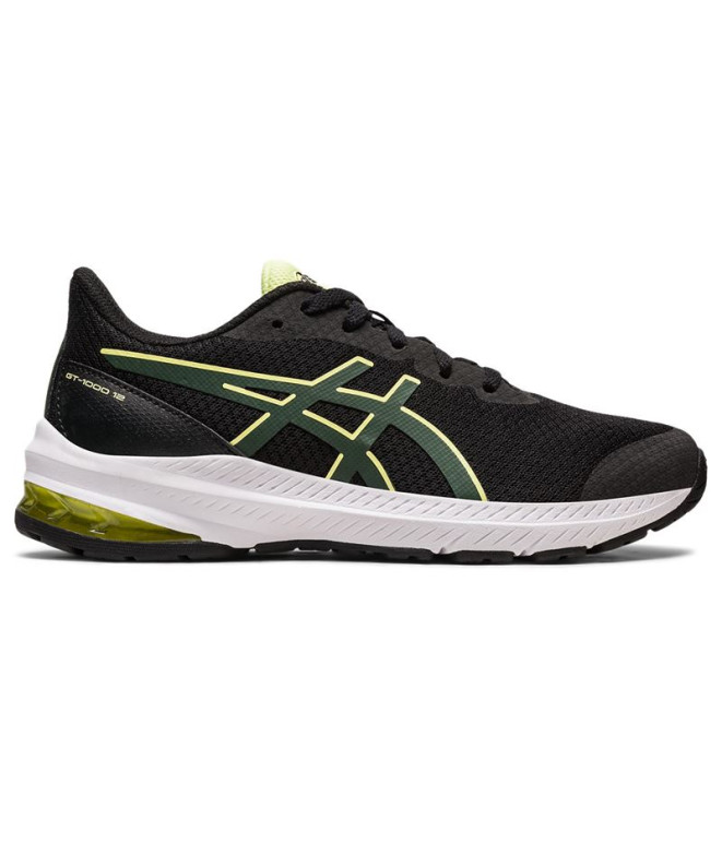 ASICS Chaussures de running ASICS Gt-1000 12 Gs Kids Black/Rain Forest