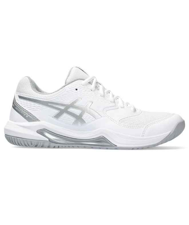 Zapatillas de Tenis ASICS Gel-Dedicate 8 Mujer Blanco/Pure Silver
