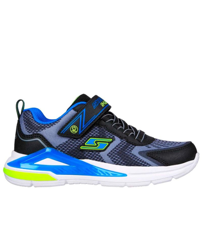 Chaussures Skechers Tri-Namics Enfant Noir & Fusain Jaune & Bleu