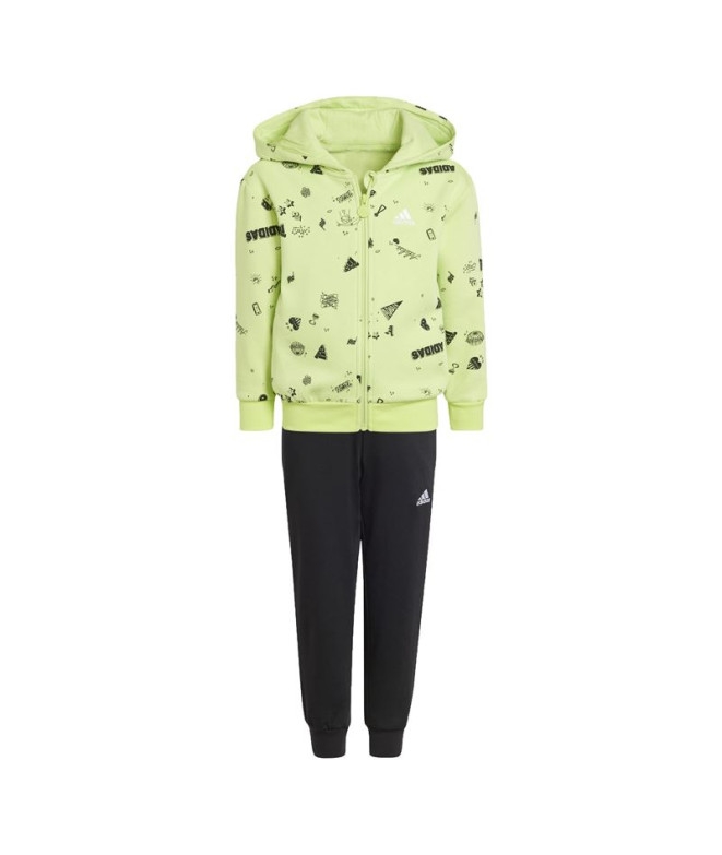 Chándal adidas Lk Bluv Q3 Infantil Verde