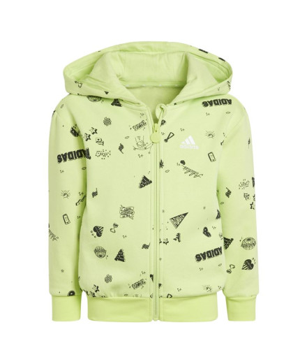 Fato de treino adidas Infantil Lk Bluv Q3 Verde 2