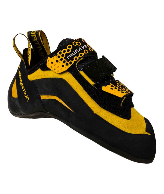 Chaussons d'escalade La Sportiva Miura Vs Noir/Jaune Homme