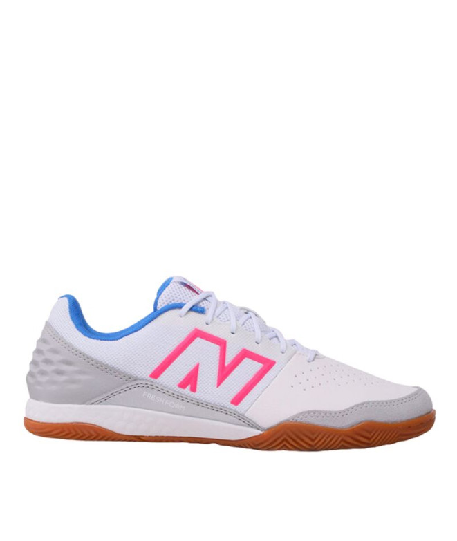 Chaussures de Football Sala New Balance Audazo v6 Command IN White Homme