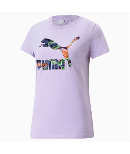 T-Shirt Puma Classics para mulher T-Shirt Puma Classics para mulher