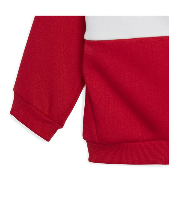 Chándal adidas 3Bandas Tib Fleece Infantil Rojo