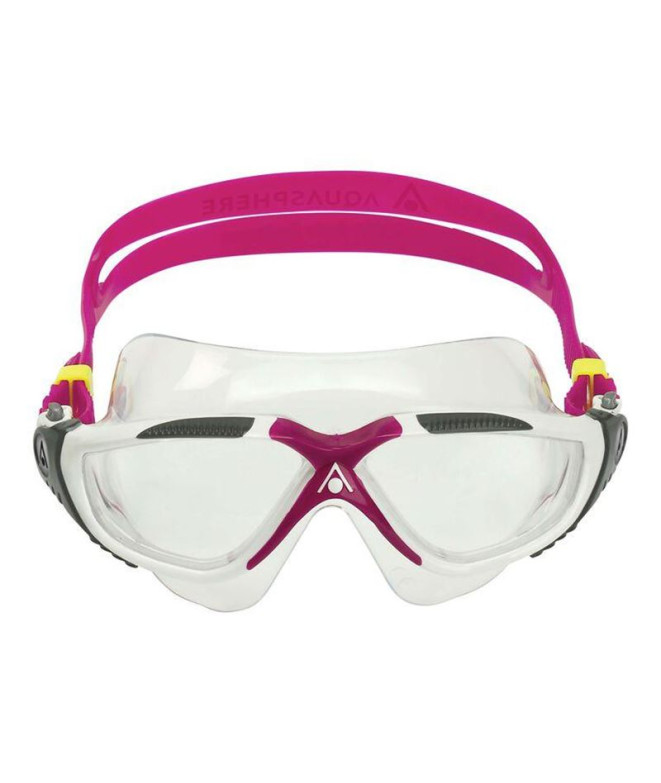Óculos de natação Aqua Sphere Vista White Raspberry Lenses Clear