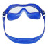 Óculos de natação Aqua Sphere Vista Xp Azul Branco Lentes Transparentes