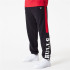 Calças New Era NBA Bloco de cores Chicago Bulls Preto Homem