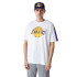 Camiseta New Era NBA Colour Block LA Lakers Blanco Hombre