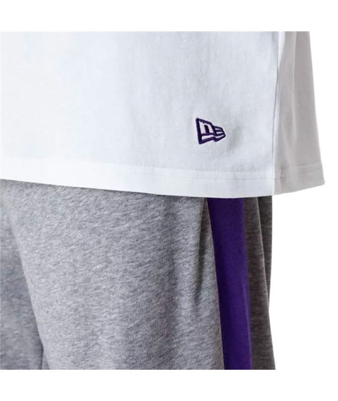 Camiseta New Era Bloco de cor NBA LA Lakers...