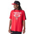 Camiseta New Era Bloco de cor NBA Chicago Bulls Vermelho Homem