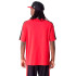 Camiseta New Era Bloco de cor NBA Chicago Bulls Vermelho Homem