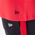 Camiseta New Era Bloco de cor NBA Chicago Bulls Vermelho Homem