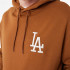 Sweatshirt New Era League Essentials LA Dodgers Dk Beige Men's