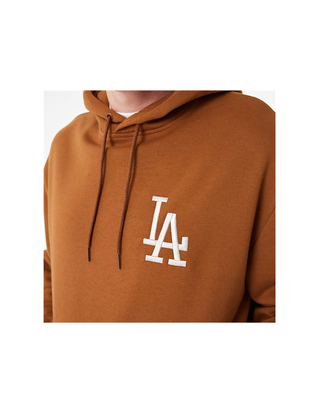 New Era MLB LA Dodgers League Essential Oversized Hoodie - Brown (60416437)