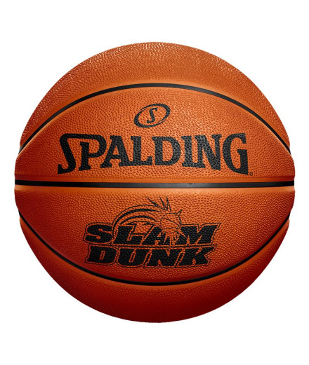 Bola de basquetebol Spalding Slam Dunk Laranja Sz6 Borracha