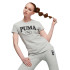 Camiseta Casual Puma Squad Graphicc Tlight Gray Hea Mulher