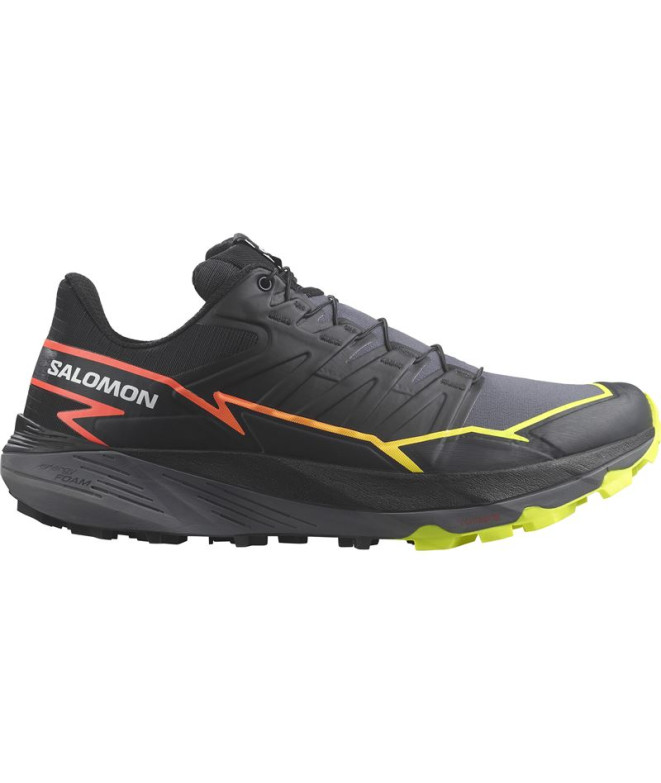 Sapatilhas de trail running Salomon Thundercross Preto/Quiet Shade/Coral para homem