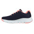 Sapatilhas Skechers Arch Fit - Big Appea Mulher Malha azul-marinho/coral