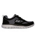 Sapatilhas Skechers Burns- Agoura Homem Couro preto/Malha cinzenta/Armadura