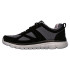 Sapatilhas Skechers Burns- Agoura Homem Couro preto/Malha cinzenta/Armadura