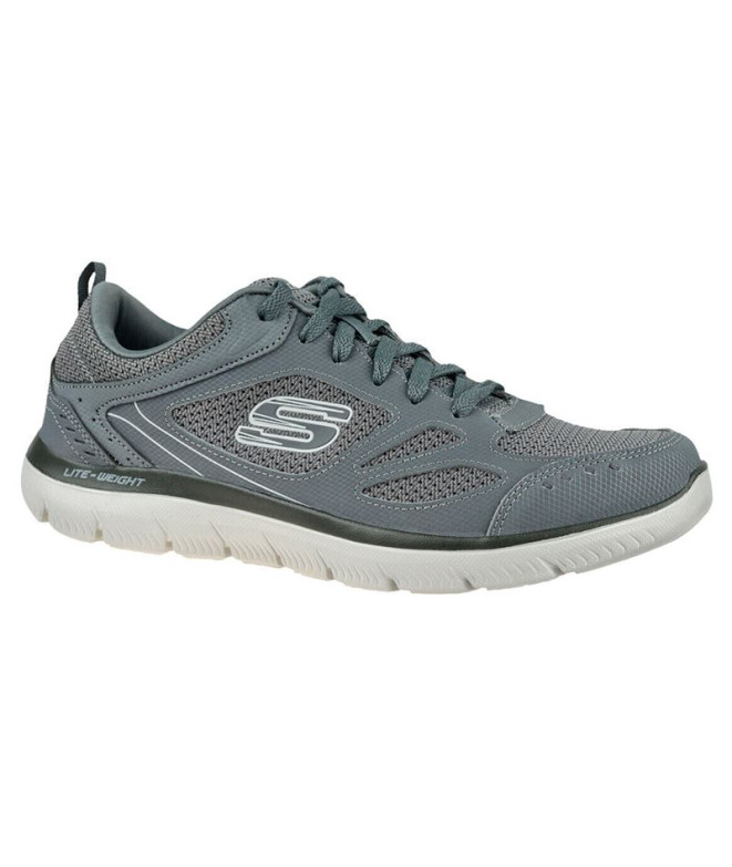 Chaussures Skechers Summits- South Rim Homme Cuir anthracite/Mesh/Trim